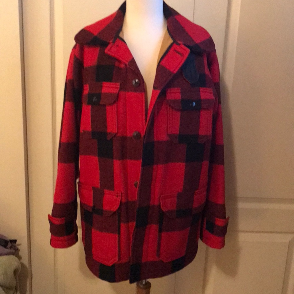 Woolrich leisure coat with heavy flannel lining.
